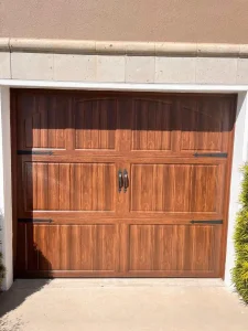 el paso garage door repair new door - brown wood texture