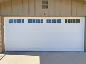 el paso garage door repair new door 6 - white colored windsor model