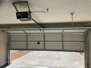 el paso garage door repair openers 3 - liftmaster in action- view from the inside