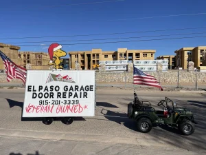 el paso garage door repair veteran owned - mobile signage