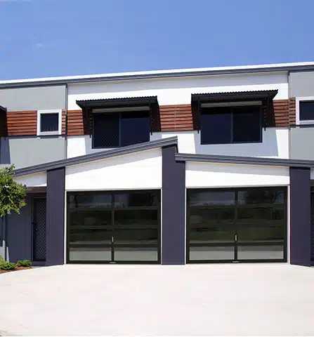 h full view greylite black anodize aluminum single garage door