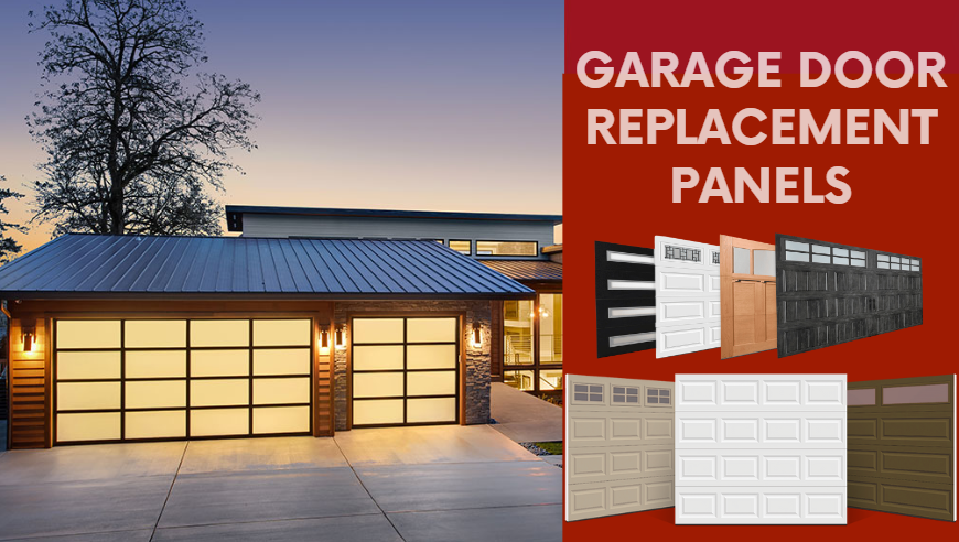 where to buy garage door replacement panels