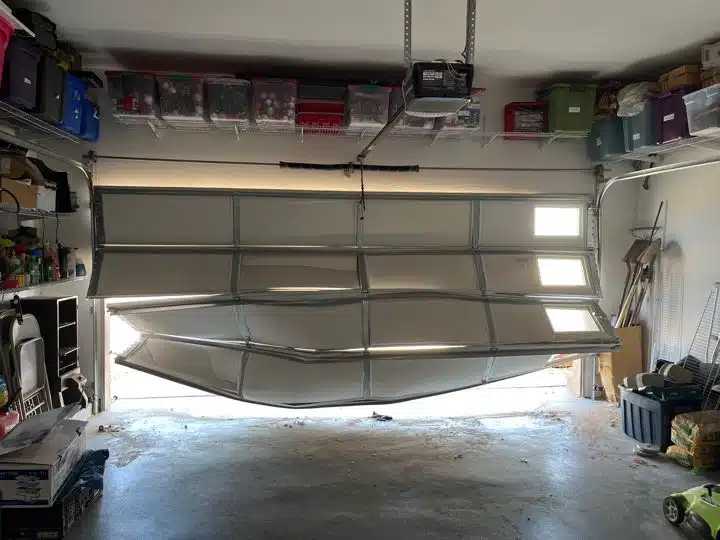 garage door breaks